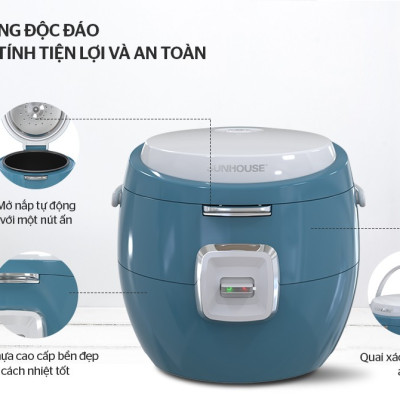 Nồi cơm điện 1.8L SUNHOUSE SHD8662 - Hàng chính hãng