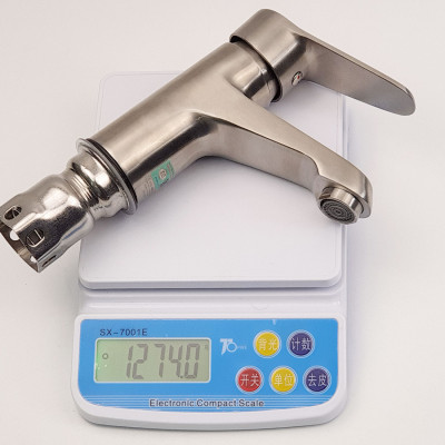 Vòi Lavabo nóng lạnh Inox SUS 304 Chrome Eurolife EL-1502