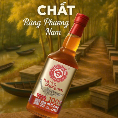 COMBO mua 2 TẶNG 1 cùng loại: Mật ong nguyên chất rừng Phương Nam chai 630g