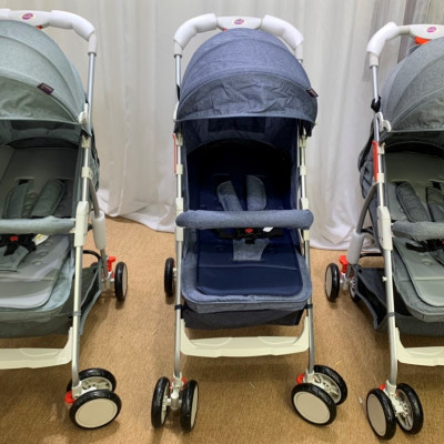 Xe đẩy em bé Mastela A2 khung Aluminum cao cấp siêu nhẹ - Xe đẩy gấp gọn cho bé từ sơ sinh bảo hành 12 tháng