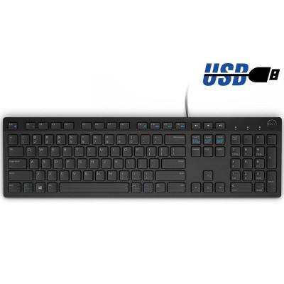 Bàn phím có dây Dell KB216 - Hàng chính hãng FPT phân phối