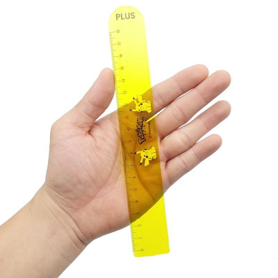Thước Nhựa 18 cm Pokemon - Plus 900-V058
