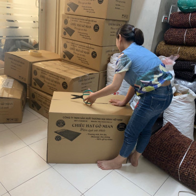 Chiếu hạt gỗ Hương loại 1.6cm - Chiếu hạt gỗ  ( video , hình thật )