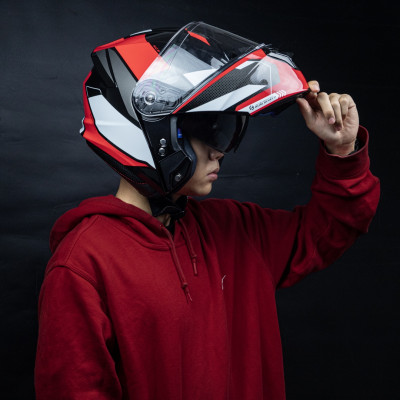 Mũ Bảo Hiểm Fullface Lật Hàm Hai Kính YOHE 935 - GARA20