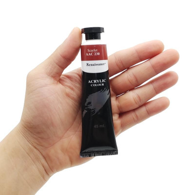Tuýp Màu Acrylic 45 ml - Renaissance #230 - Scarlet