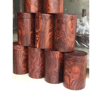 Hộp đựng trà ,chè bằng gỗ trắc đẹp KT  20× cao 12cm