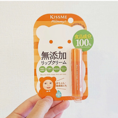 Kem Dưỡng Môi Kissme Mommy Chống Nứt Nẻ Dành Cho Bé Từ 06 Tháng Tuổi Và Da Nhạy Cảm Lip Cream (2.5G)