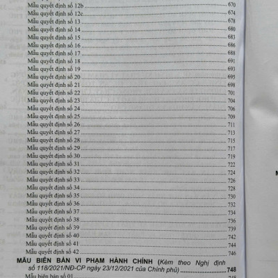 Sách Luật Xử Lý Vi Phạm Hành Chính Và Các Văn Bản Hướng Dẫn Thi Hành (V2601D)