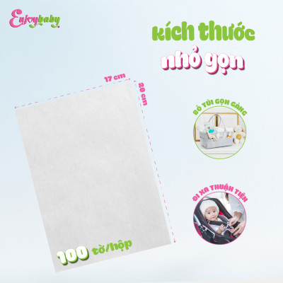 Khăn vải khô đa năng ENJOY cực mềm tiện lợi cho mẹ và bé 1KG cao cấp