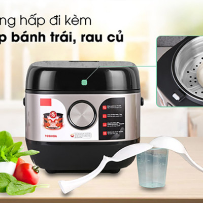 Nồi cơm cao tần Toshiba RC-18IX1PV (1.8 Lít) - Hàng Chính Hãng