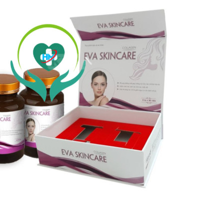 Viên uống đẹp da Eva Skincare Vinapharco, hộp 60v, trắng da, hạn chế lão hoá