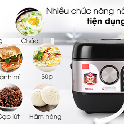 Nồi cơm cao tần Toshiba RC-18IX1PV (1.8 Lít) - Hàng Chính Hãng