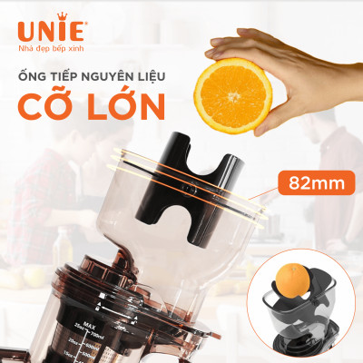 Máy Ép Chậm Cao Cấp UnieUSJAC91S Tiêu Chuẩn Đức Dung Tích 700 ML Công Suất 400 W - Hàng Chính Hãng