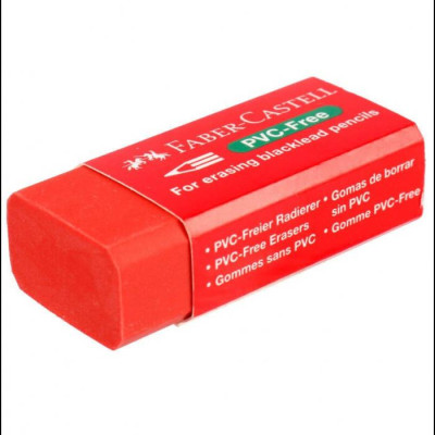 Gôm Tẩy - Faber-Castell 189531 - Màu Đỏ