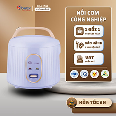 Nồi cơm điện SOWUN SW690 0.8L, lòng nồi 5 lớp, phủ lớp chống dính cao cấp an toàn cho sức khỏe
