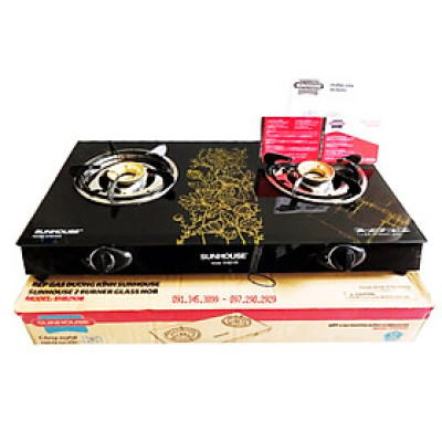 BẾP GA DƯƠNG KÍNH SUNHOUSE SHB2106 - Hàng Chính Hãng