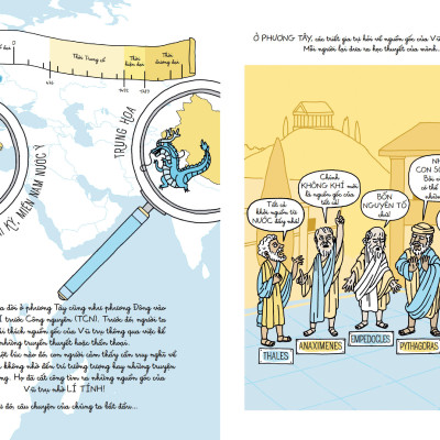 (Truyện Tranh Triết Học Cho Trẻ Em, Và Cả… Cho Người Lớn) CÁC NHÀ HIỀN TRIẾT BẤT KHAM – Chiara Pastorini, Perceval Barrier – Hoàng Thủy dịch – NXB Kim Đồng