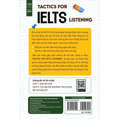Tactics For IELTS Listening - Bản Quyền