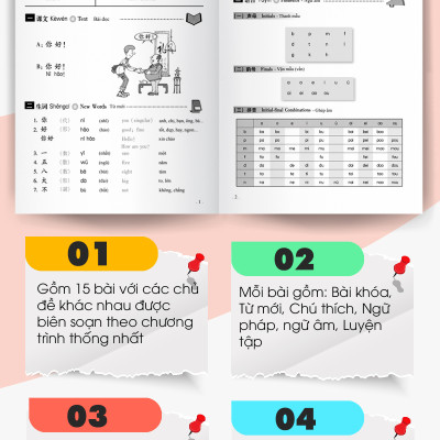 Combo Trọn Bộ Giáo Trình Hán Ngữ (Tập 1,2,3) - Sách Học Tiếng Trung Siêu Tốc Dành Cho Người Việt / Tặng Kèm Bookmark Green Life