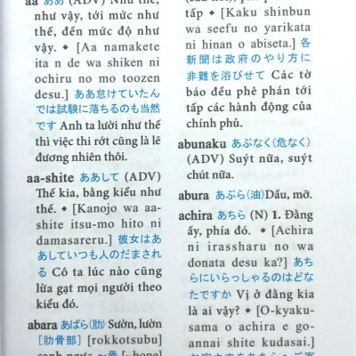 5500 Từ Vựng Tiếng Nhật Thông Dụng