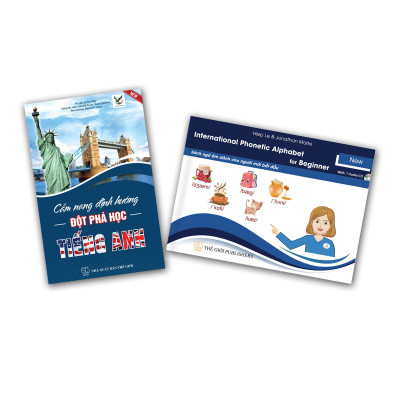 Combo Bộ sách Cẩm nang Học tiếng Anh & Sách ngữ âm dành cho người mới bắt đầu (kèm đĩa CD)