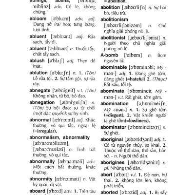 Từ Điển Anh - Việt 340.000 Mục Từ Và Định Nghĩa (Tái Bản 2022) (Bìa Cứng)