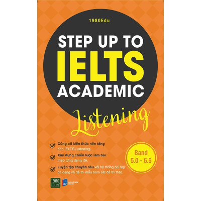 Combo 2Q Sách Luyện Thi Ielts: Step Up To Ielts Academic Listening + Step Up To Ielts Academic Writing 