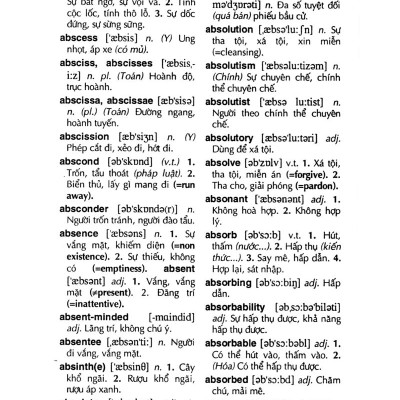 Từ Điển Anh - Việt 340.000 Mục Từ Và Định Nghĩa (Tái Bản 2022) (Bìa Cứng)