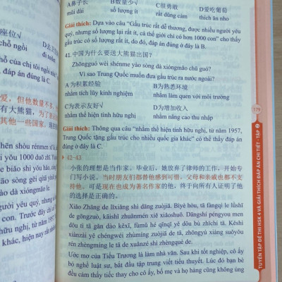 Combo 3 sách Bộ đề tuyển tập đề thi năng lực Hán Ngữ HSK4 và đáp án giải thích chi tiết +5000 từ vựng tiếng Trung thông dụng nhất+ DVD tài liệu