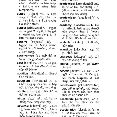 Từ Điển Anh - Việt 340.000 Mục Từ Và Định Nghĩa (Tái Bản 2022) (Bìa Cứng)