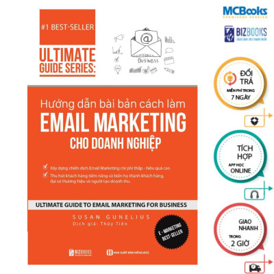 Sách - Hướng Dẫn Bài Bản Cách Làm Email Marketing Cho Doanh Nghiệp - Ultimate Guide Series - MCBooks