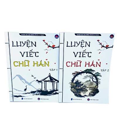 Combo Luyện Viết Chữ Hán Tập 1+2