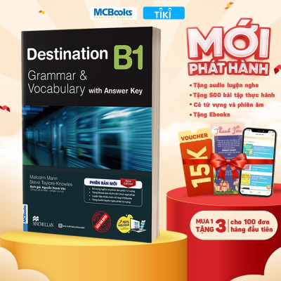 Sách Destination B1 & B2 Grammar and Vocabulary Kèm Đáp Án Lẻ/Combo - MCBOOKS - BẢN QUYỀN