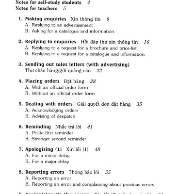 Luyện Kỹ Năng Viết Thư Tín Thương Mại - Writing For Business