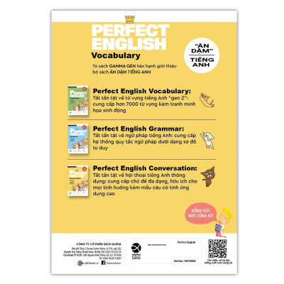 Combo 3 Sách Ăn Dặm Tiếng Anh: Perfect English Vocabulary (Tất Tần Tật Về Từ Vựng Tiếng Anh Gen Z) + Perfect English Grammar (Tất Tần Tật Về Ngữ Pháp Tiếng Anh) + Perfect English Conversation (Tất Tần Tật Về Hội Thoại Tiếng Anh Thông Dụng)