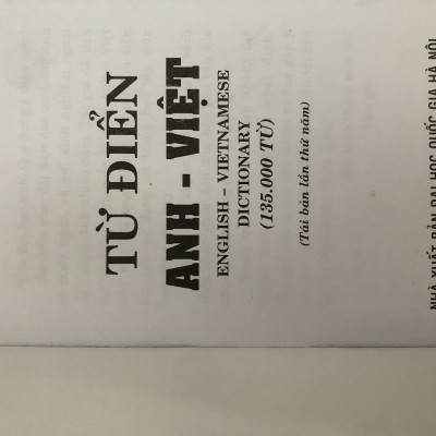 Từ điển Anh - Việt (135.000 từ)