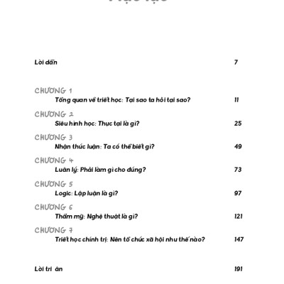 Triết Học Kỳ Thú Dành Cho Tuổi Mới Lớn (NXB Trẻ)