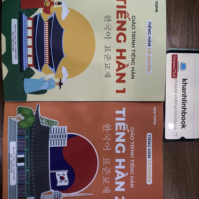 Sách - Combo giáo trình tiếng hàn tiếng hàn 1 + 2 ( cô duyên )