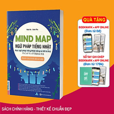 Mindmap Ngữ pháp tiếng Nhật - Học ngữ pháp tiếng Nhật bằng sơ đồ tư duy - Dành cho trình độ sơ cấp