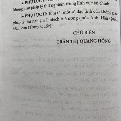 Phát Triển Không Gian Pháp Lý Thử Nghiệm Cho Công Nghệ Tài Chính và Các Lĩnh Vực Công Nghệ Mới Tại Việt Nam