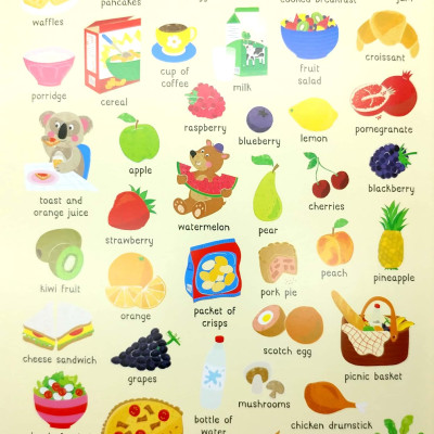 Lots To Spot Sticker Book: My Food!