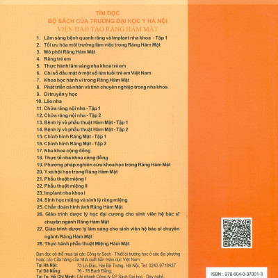 Phát Triển Cá Nhân Và Tính Chuyên Nghiệp Trong Nha Khoa (Sách Dùng Cho Sinh Viên Răng Hàm Mặt)