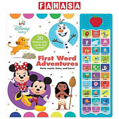 Sách ngoại văn: Apple Disney Baby First Word Adventures