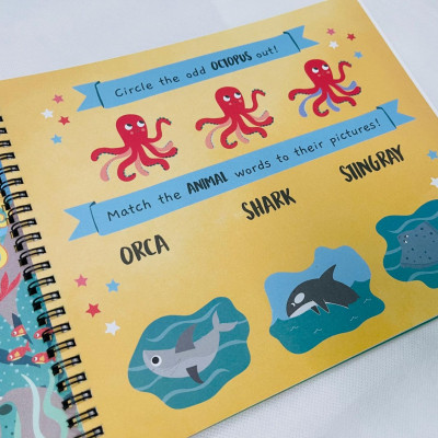 Little Wonders Sticker By Number - In The Ocean