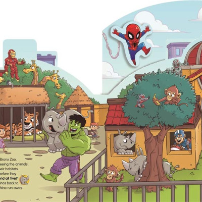 Marvel Super Hero Adventures: The Amazing Chase (Move-along Storybook Marvel)