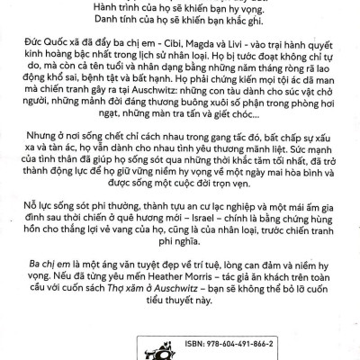 Sách - Ba Chị Em - Phần 3 Của Thợ Xăm Ở Auschwitz