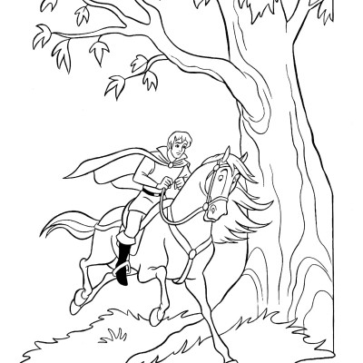 Princess Copy Colour: Princess And The Pea