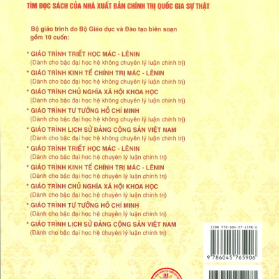 Combo Giáo Trình Lịch Sử Đảng Cộng Sản Việt Nam + Giáo Trình Kinh Tế Chính Trị Mác – Lênin (Dành Cho Bậc Đại Học Hệ Không Chuyên Lý Luận Chính Trị) - Bộ mới năm 2021