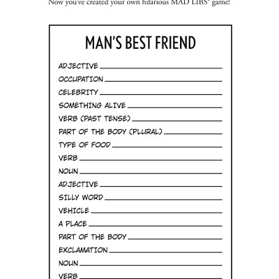 Happy Howl-o-ween Mad Libs: World