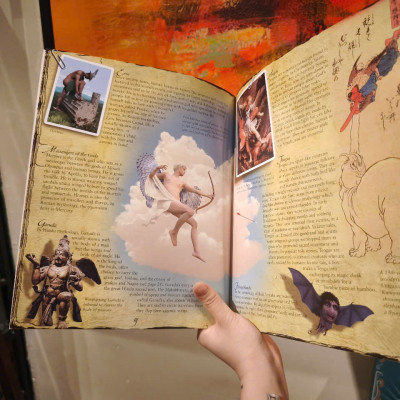 Sách - An Illustrated Guide To Mythical Creatures by David West - Mythology/ Fantasy in English